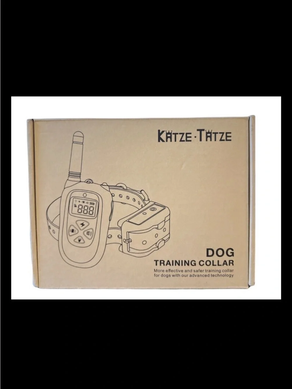 NIB Kätze-Tätze Remote Dog Training Collar Waterproof Rechargeable E-Collar